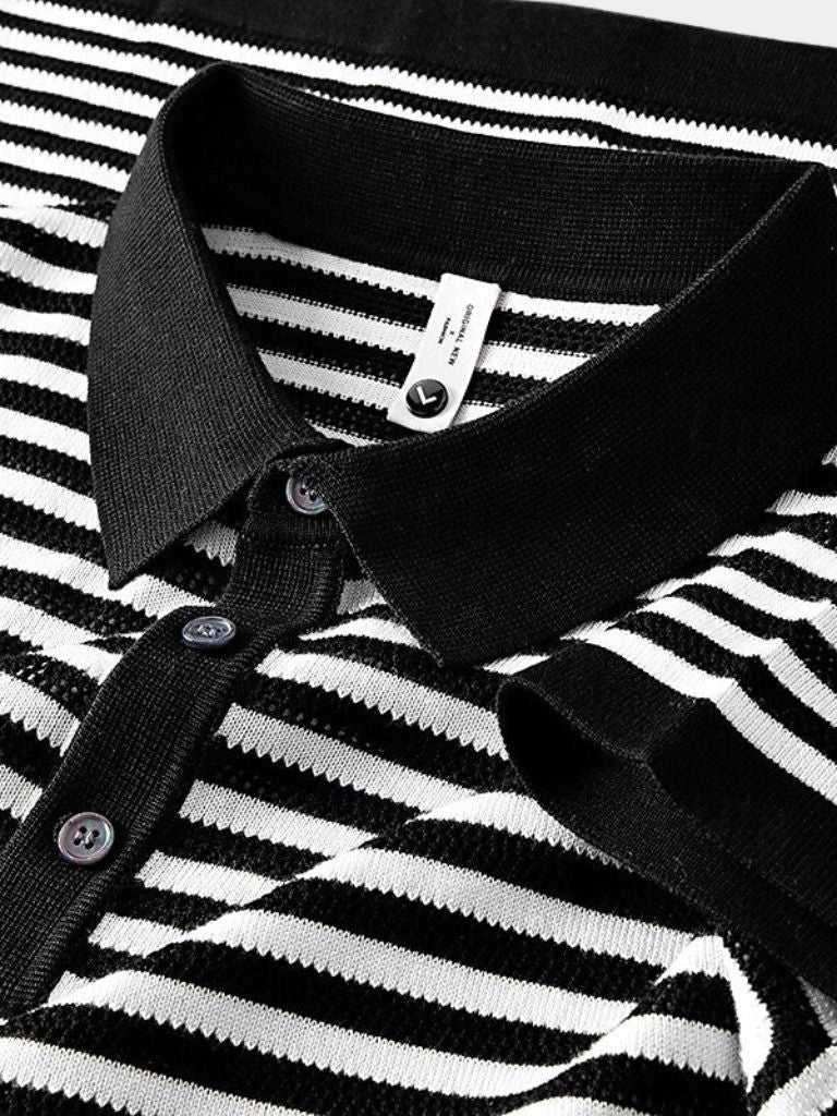 Stripe Class Polo - Cross & Crown