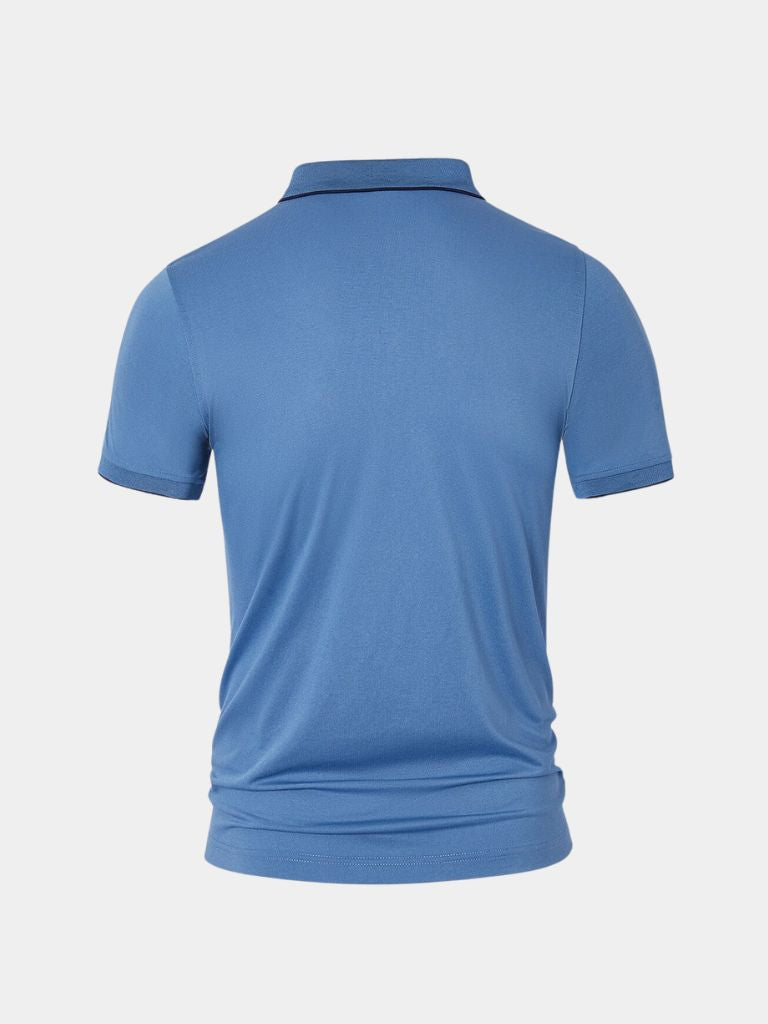 Regis Quarter Zip Polo – Cross & Crown