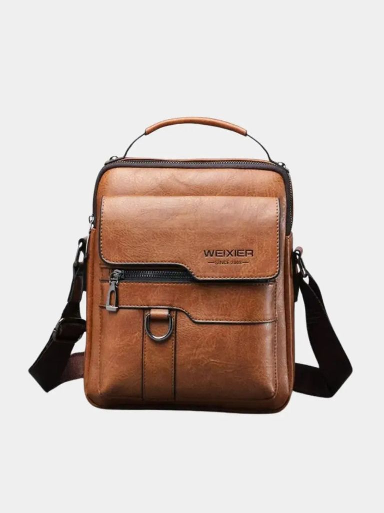 Leather Cross Body Bag - Cross & Crown