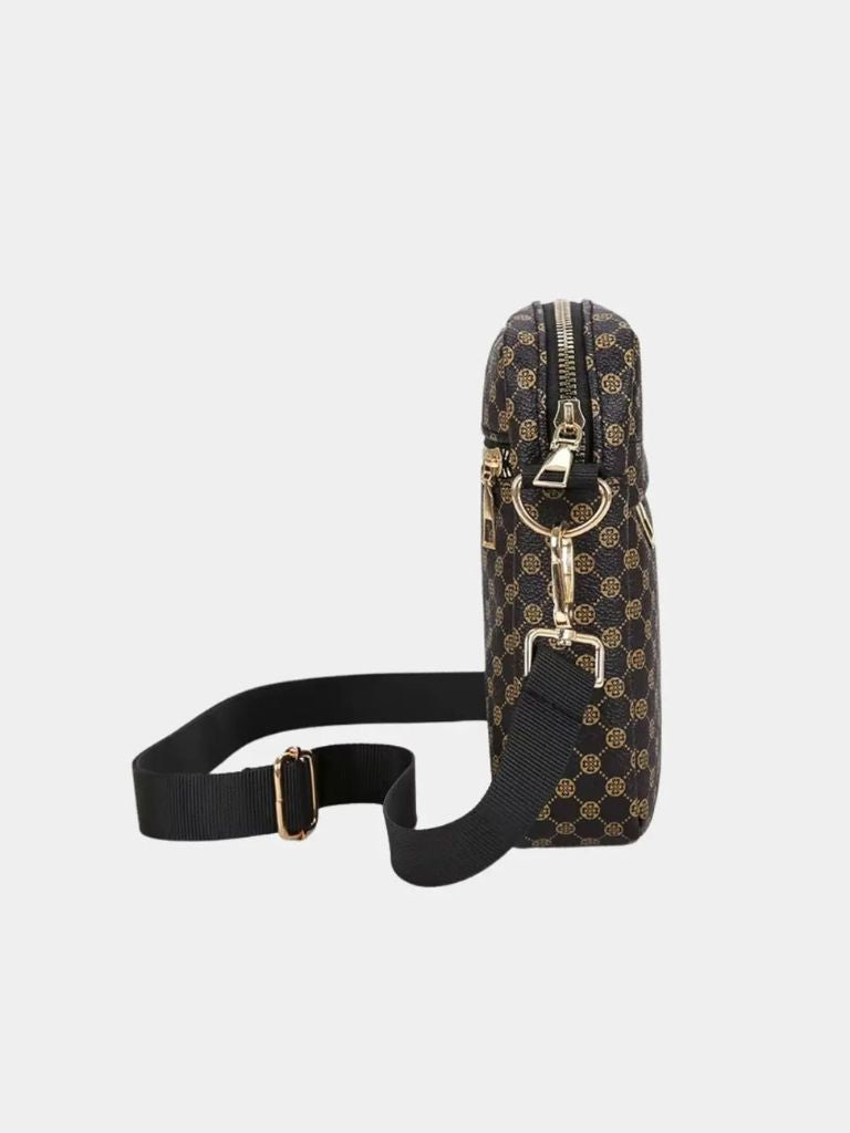Vintage Pattern Mini Shoulder Bag - Cross & Crown