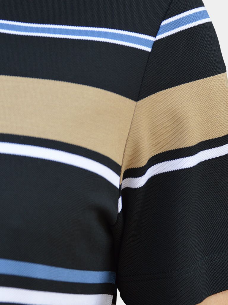 Sunset Stripe Polo – Cross & Crown