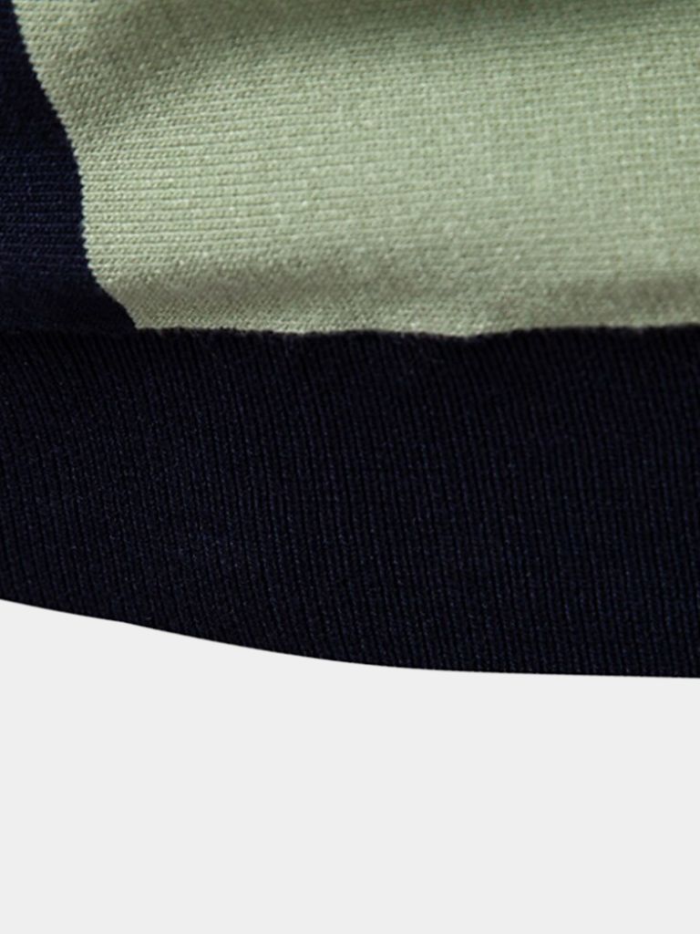Retro Stripe Polo – Cross & Crown