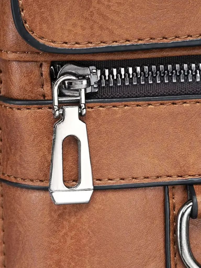 Leather Cross Body Bag - Cross & Crown