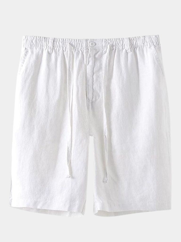 Bright Shore Linen Shorts - Cross & Crown