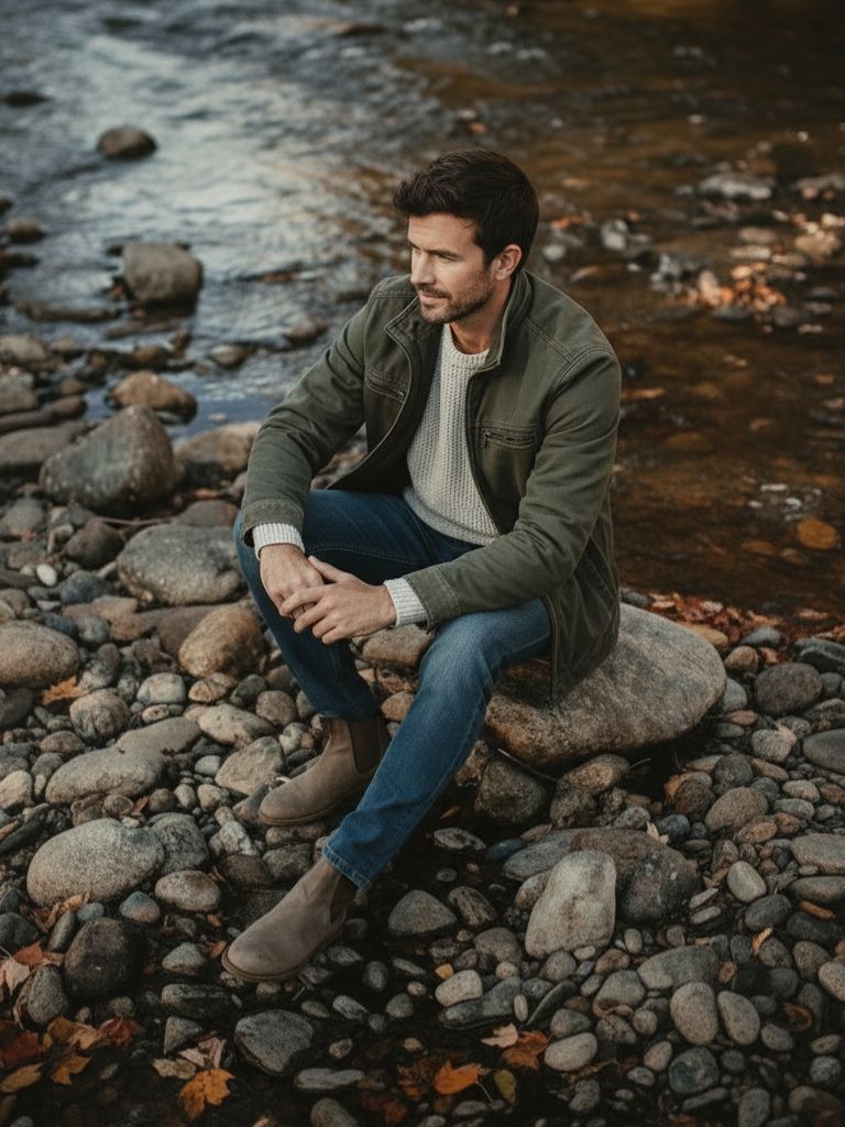 Valmont Vintage Olive Field Jacket - Cross & Crown