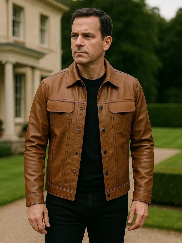 Bronze Rebel Leather Jacket – Cross & Crown