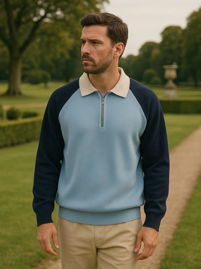 Essential Polo Sweater - Cross & Crown