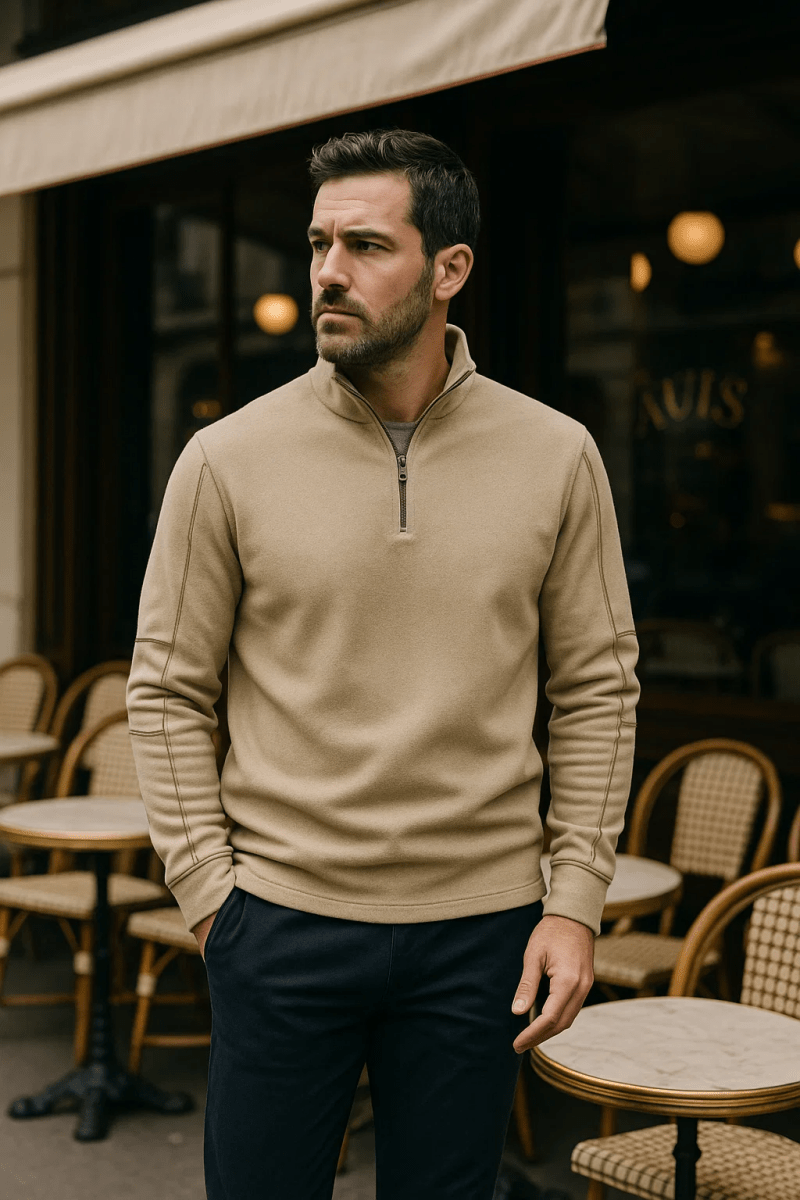Alpine Quarter - Zip Sweater - Cross & Crown - Cross & Crown