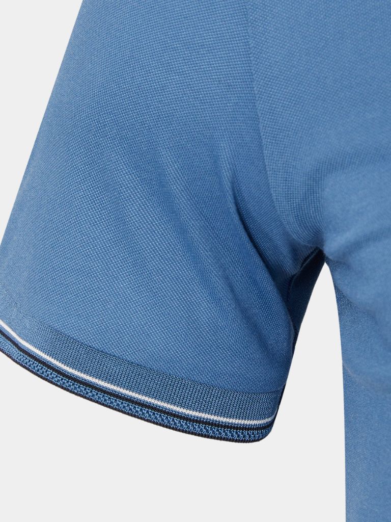 Azure Classic Polo – Cross & Crown - Cross & Crown