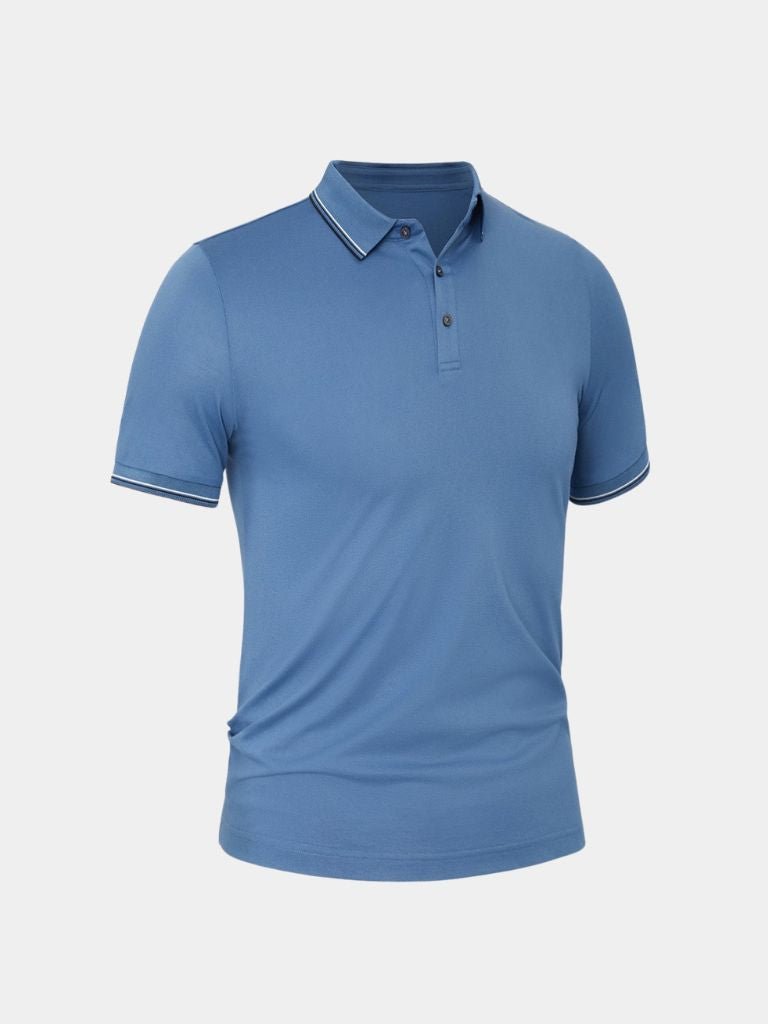 Azure Classic Polo – Cross & Crown - Cross & Crown