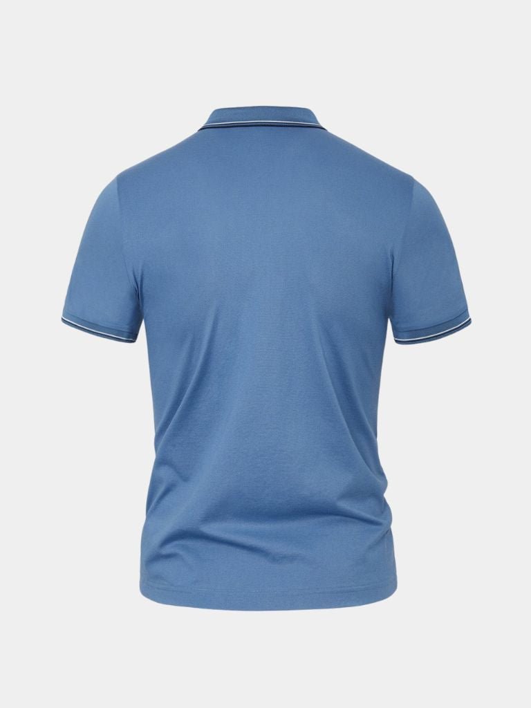 Azure Classic Polo – Cross & Crown - Cross & Crown