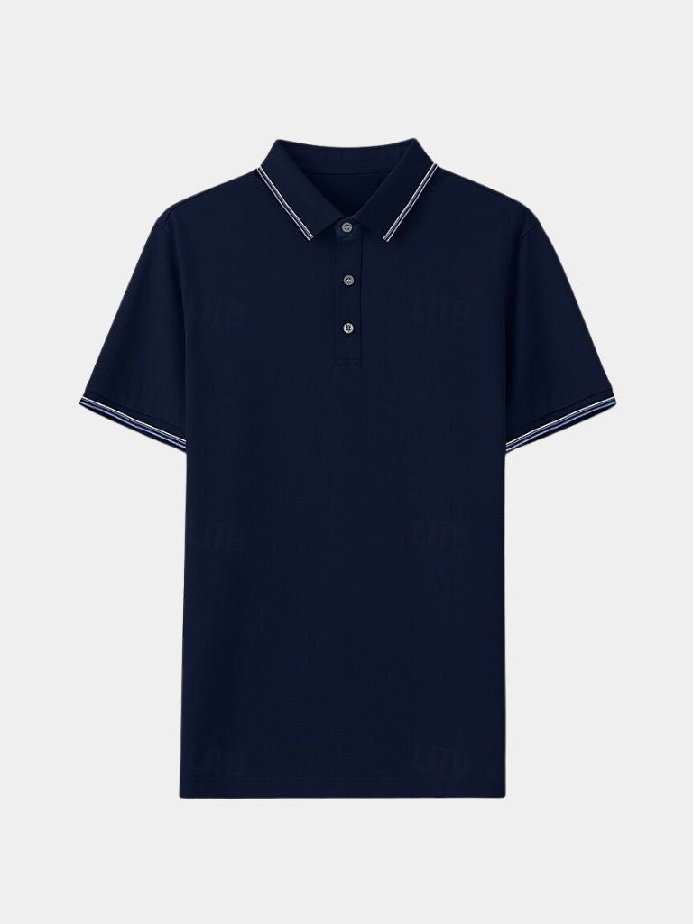 Azure Classic Polo – Cross & Crown - Cross & Crown