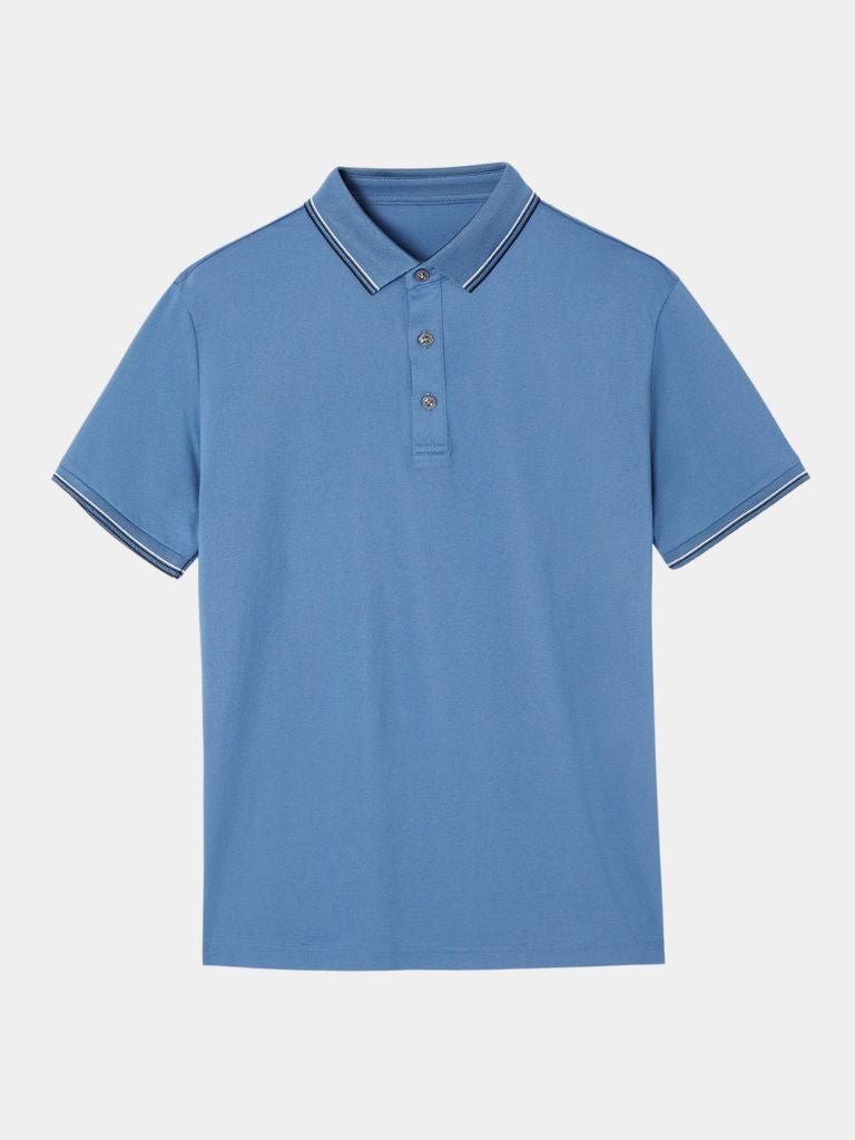 Azure Classic Polo – Cross & Crown - Cross & Crown