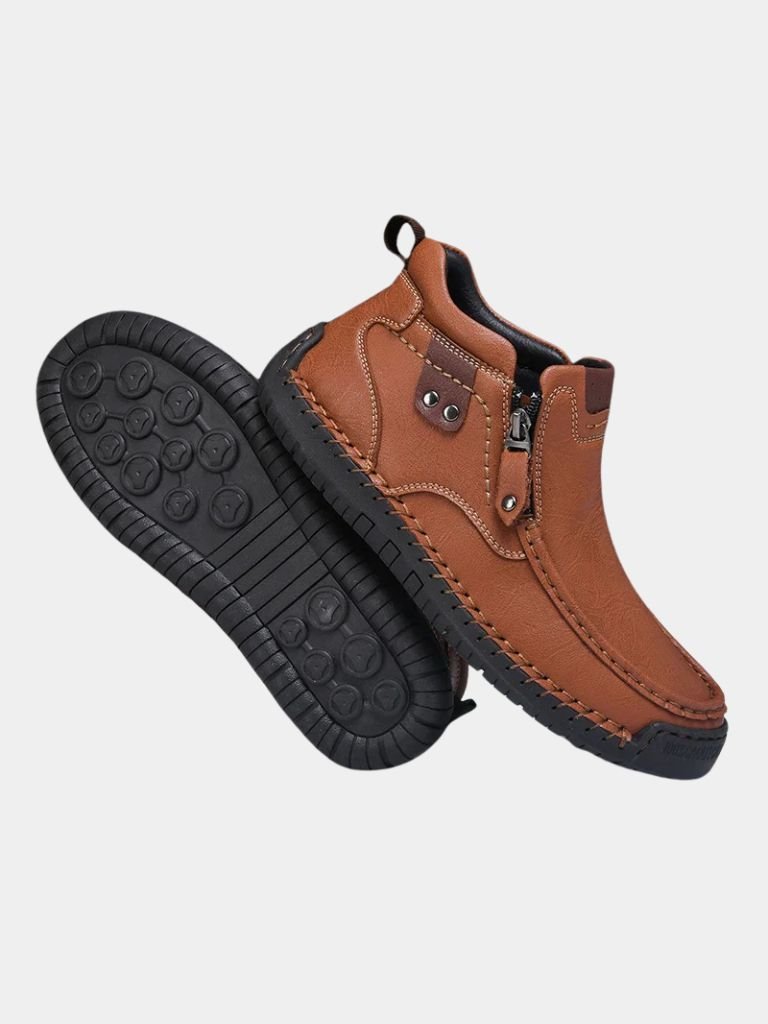 Brave Leather Boots - Cross & Crown - Cross & Crown