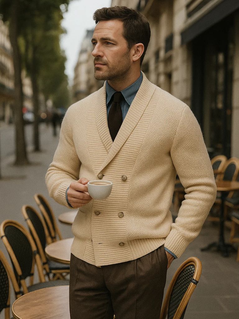 British Elegant Knit Cardigan - Cross & Crown - Cross & Crown
