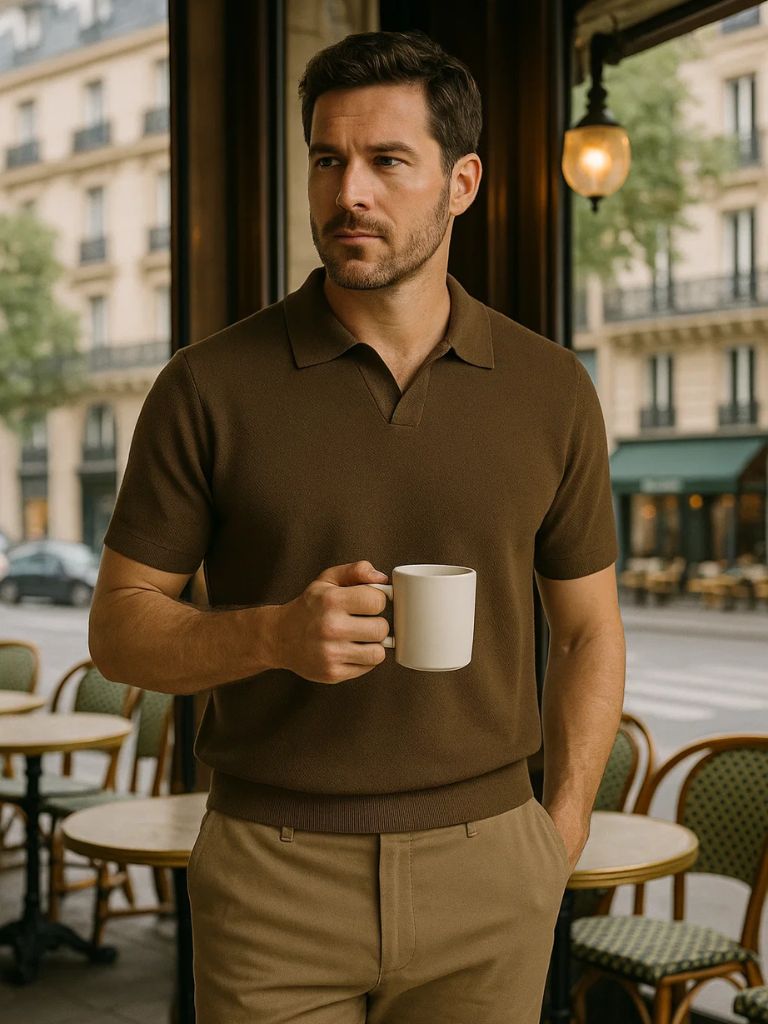 Brownstone Polo Shirt – Cross & Crown - Cross & Crown