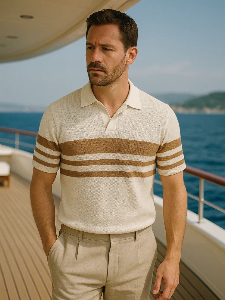 Caramel Lineage Polo – Cross & Crown - Cross & Crown