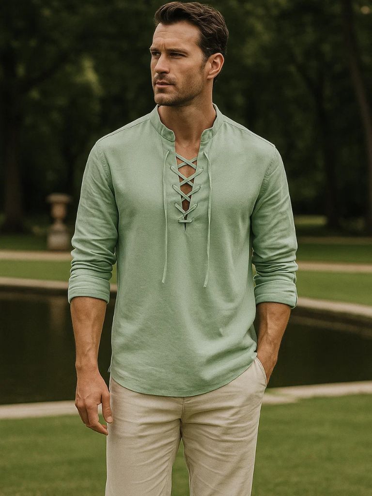 Casual Blouse Long Sleeve T-Shirt - Cross & Crown - Cross & Crown