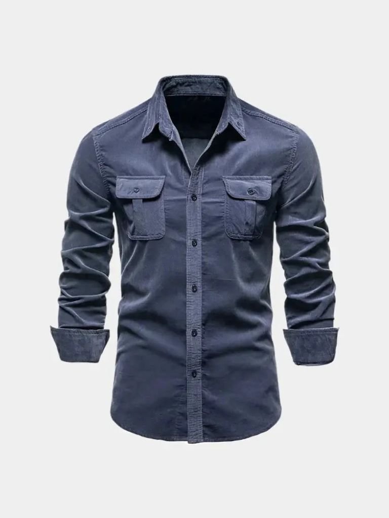 Casual Business Corduroy Shirt - Cross & Crown - Cross & Crown