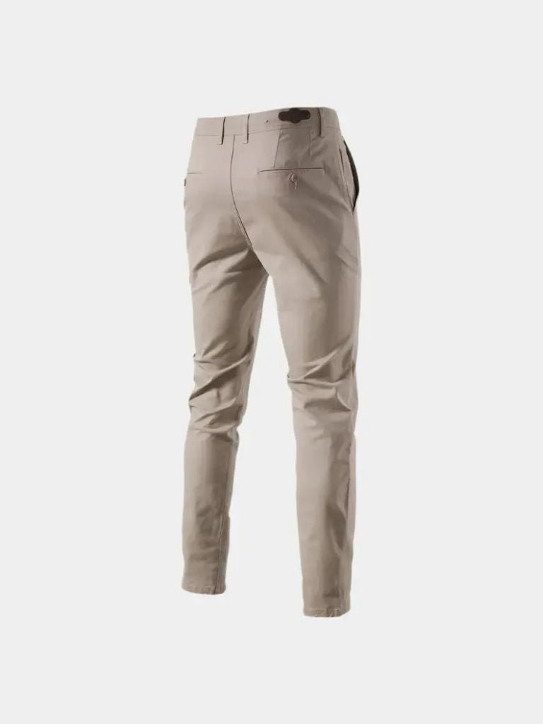 Casual Slim Fit Trousers - Cross & Crown - Cross & Crown