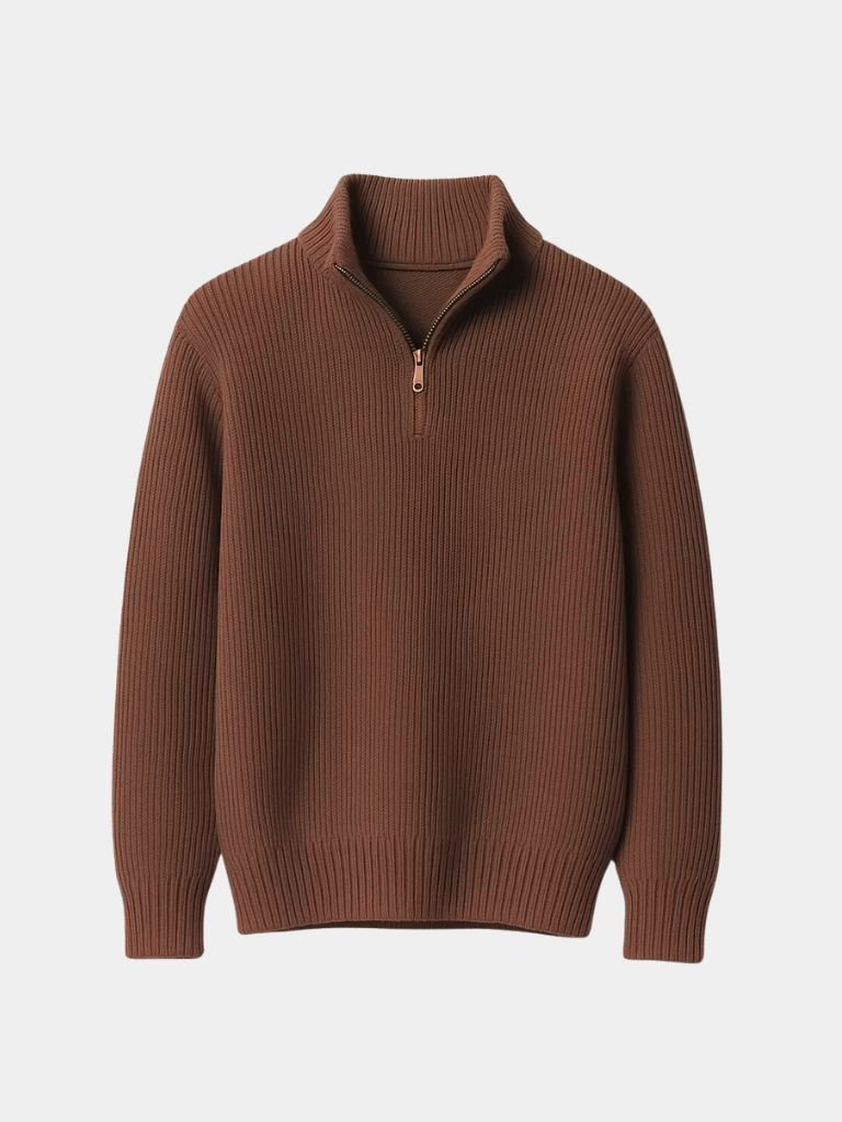 Classic Highland Quarter - Zip Sweater - Cross & Crown - Cross & Crown