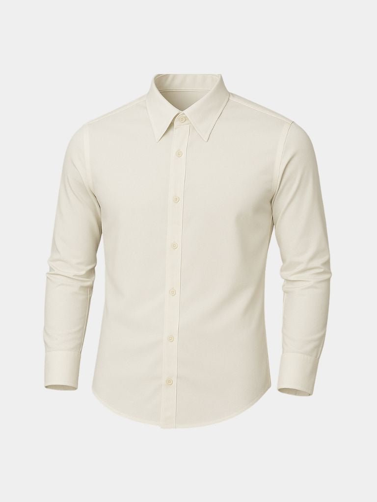 Elegant Spearpoint Collar Shirt - Cross & Crown - Cross & Crown