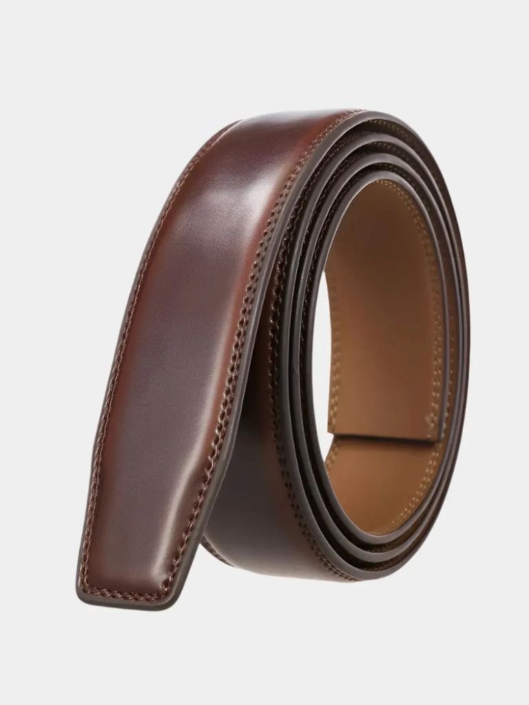 Essential Elegant Leather Belt Without Buckle - Cross & Crown - Cross & Crown