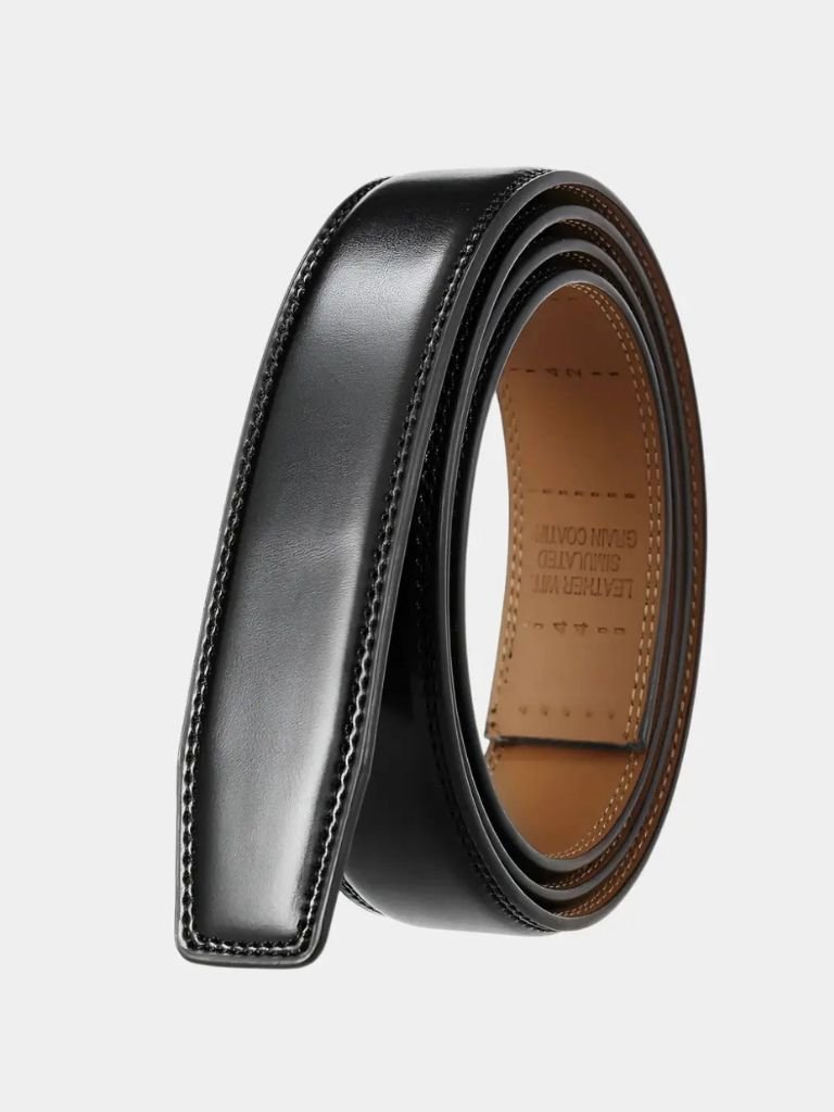 Essential Elegant Leather Belt Without Buckle - Cross & Crown - Cross & Crown