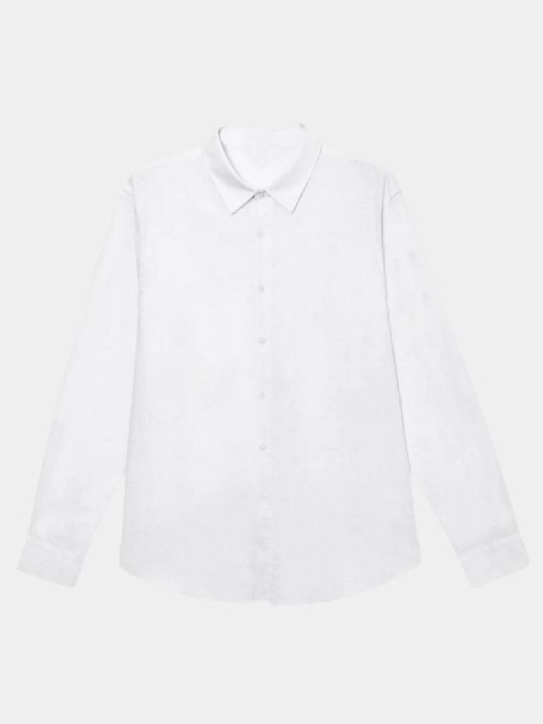 Essential Linen Casual Shirt - Cross & Crown - Cross & Crown