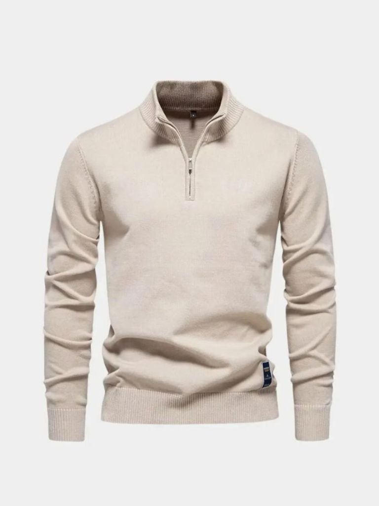 Essential Quarter - Zip Jumper Sweater - Cross & Crown - Cross & Crown