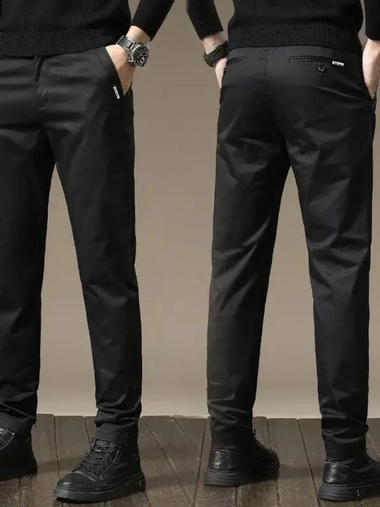 Essential Straight Trousers - Cross & Crown - Cross & Crown