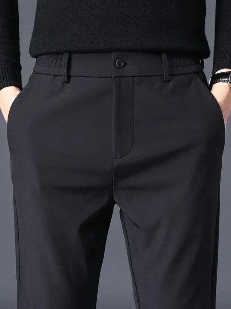 Essential Stretchy Trousers - Cross & Crown - Cross & Crown