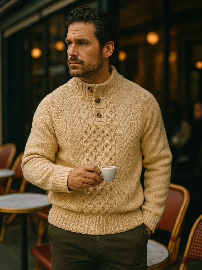 Giovanni Classic Knit Sweater - Cross & Crown - Cross & Crown