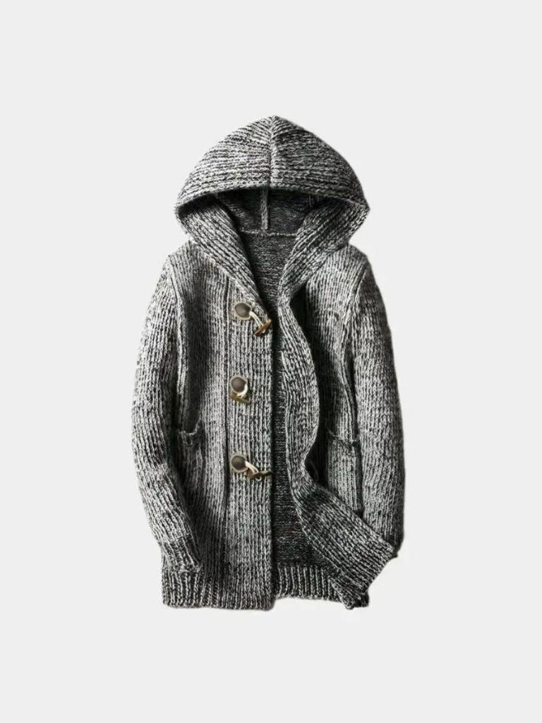 Himalaya Knit Hooded Jacket - Cross & Crown - Cross & Crown