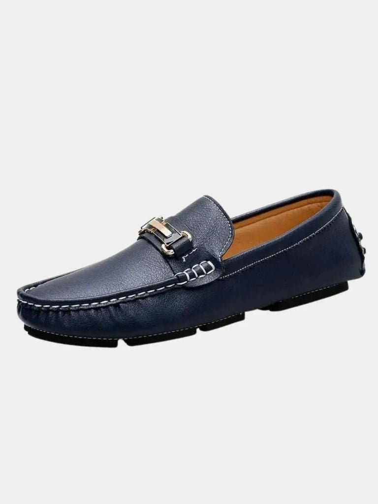Italian Design Leather Loafers - Cross & Crown - Cross & Crown