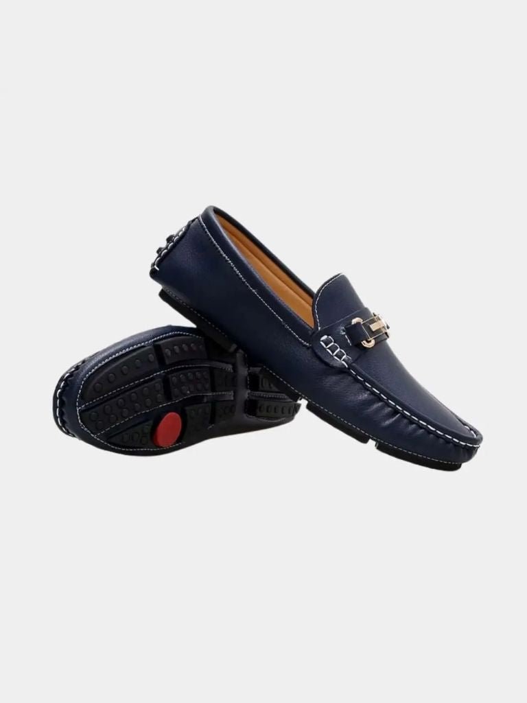 Italian Design Leather Loafers - Cross & Crown - Cross & Crown