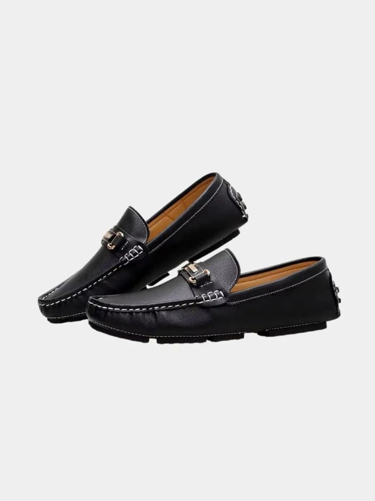 Italian Design Leather Loafers - Cross & Crown - Cross & Crown