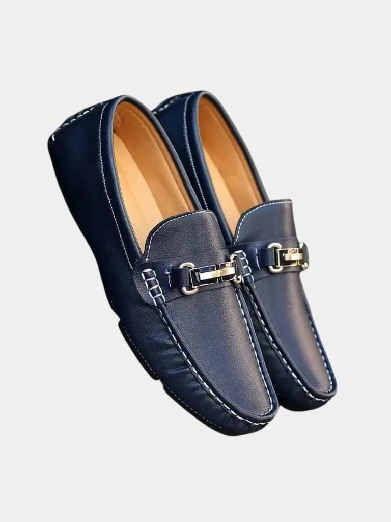 Italian Design Leather Loafers - Cross & Crown - Cross & Crown