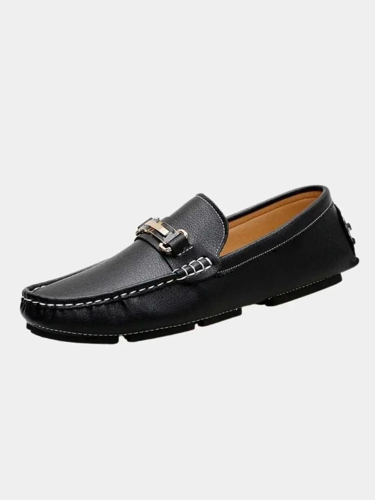 Italian Design Leather Loafers - Cross & Crown - Cross & Crown