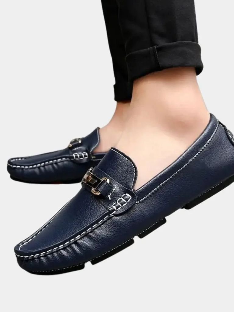 Italian Design Leather Loafers - Cross & Crown - Cross & Crown