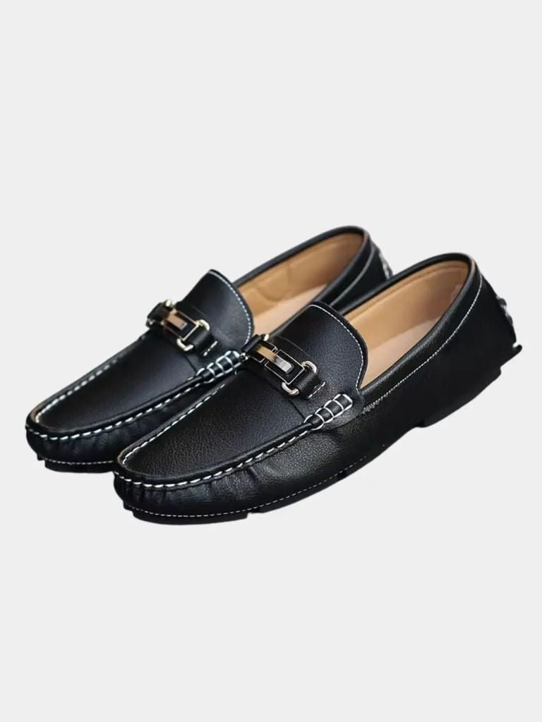 Italian Design Leather Loafers - Cross & Crown - Cross & Crown