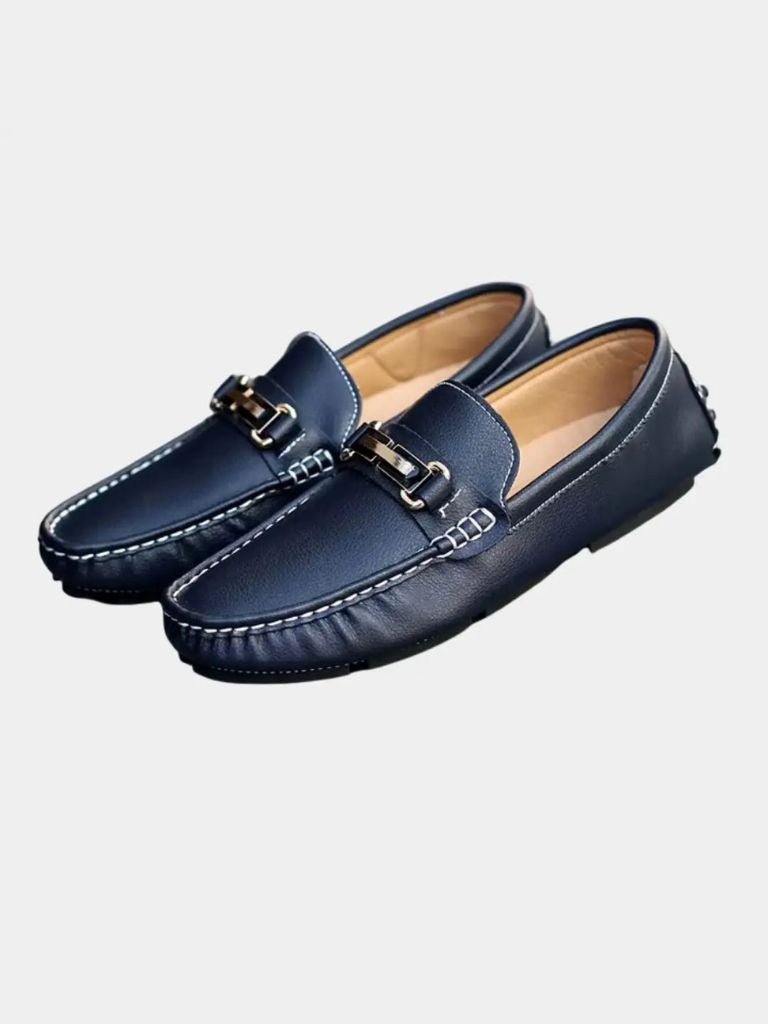 Italian Design Leather Loafers - Cross & Crown - Cross & Crown