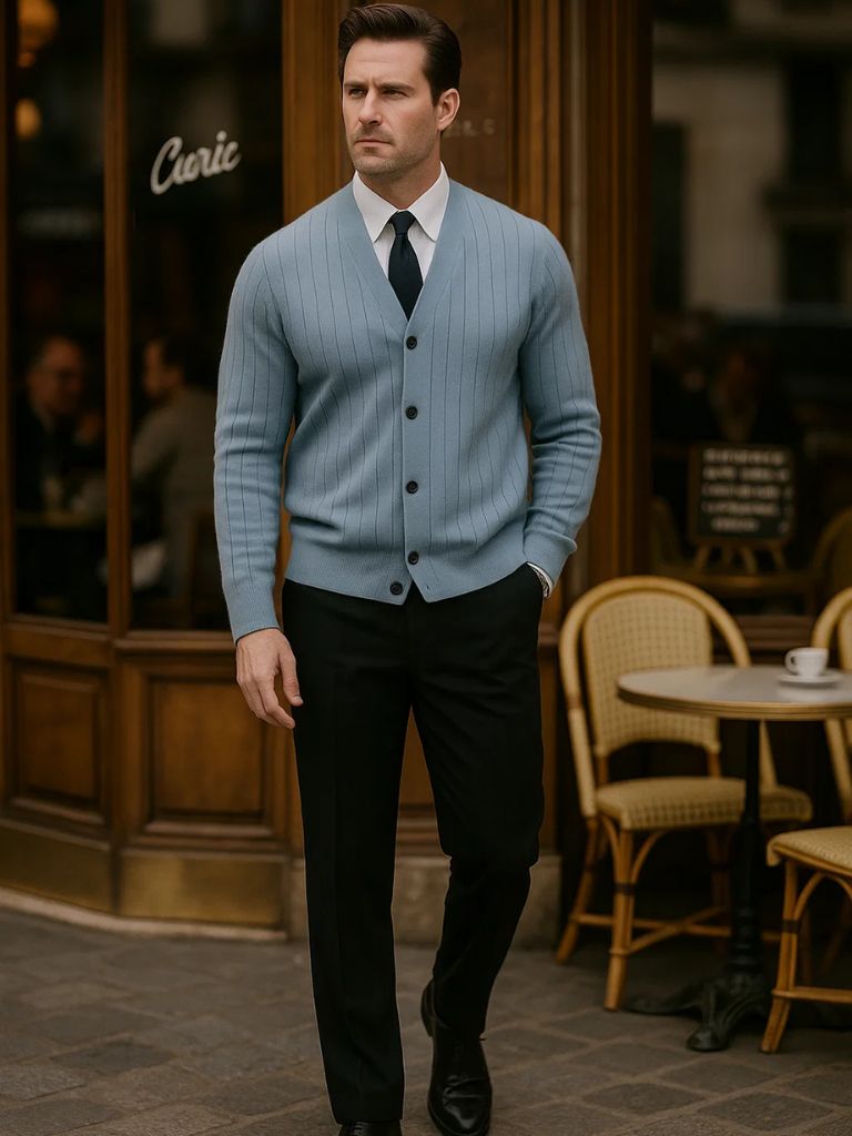 Knit Casual Cardigan - Cross & Crown - Cross & Crown