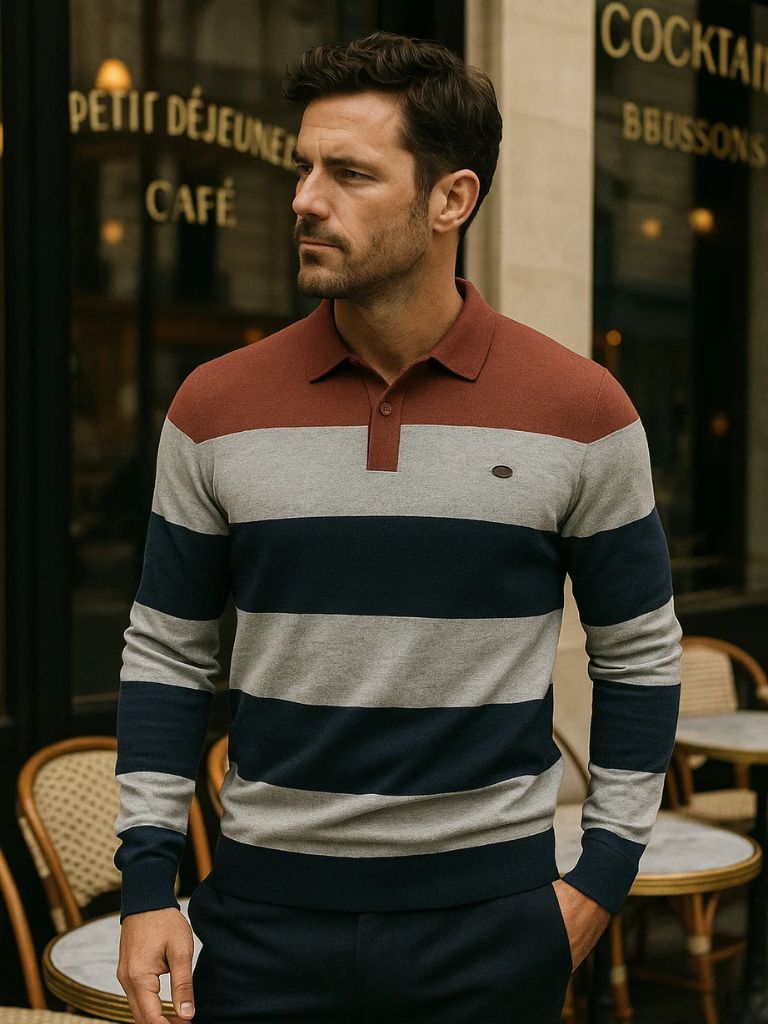 Knit Color Half Zip Knitwear - Cross & Crown - Cross & Crown
