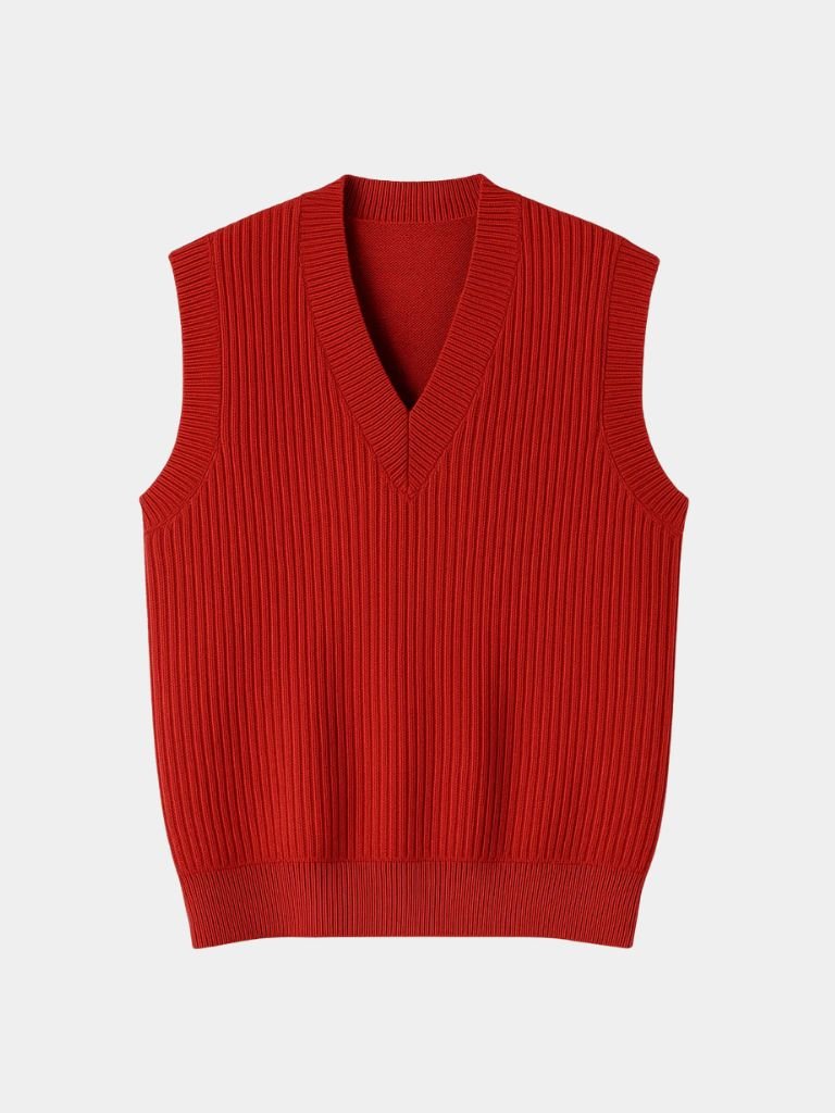 Knit Vest Waistcoat - Cross & Crown - Cross & Crown