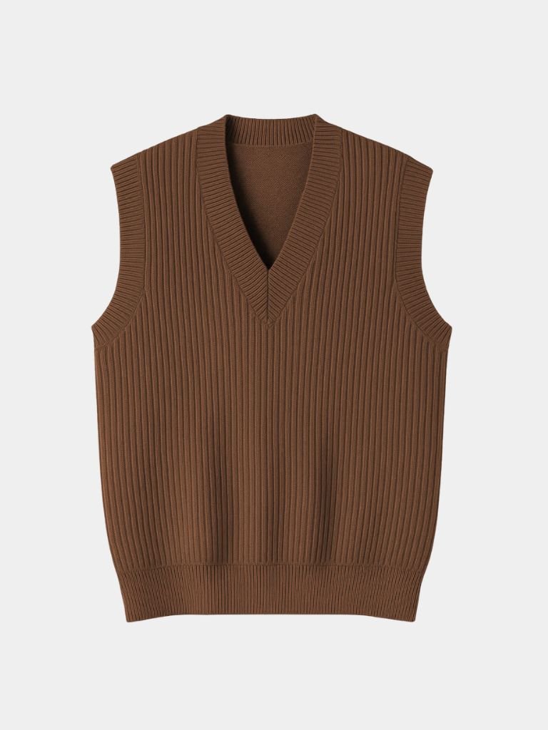 Knit Vest Waistcoat - Cross & Crown - Cross & Crown