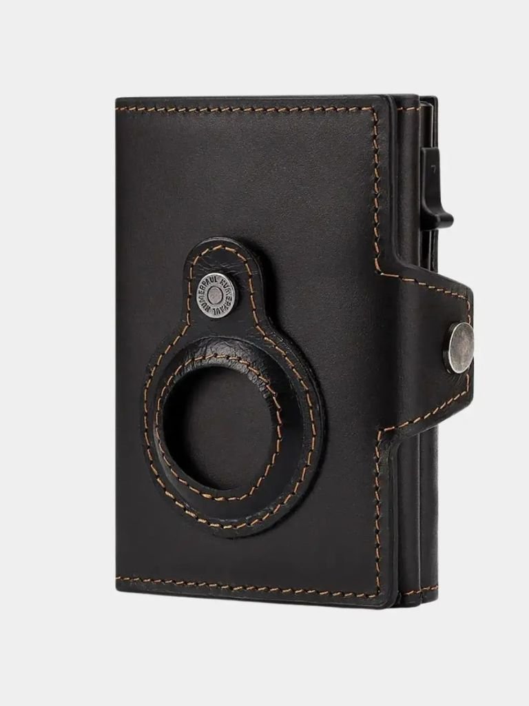 Leather Magnet Wallet Anti - Scam - Cross & Crown - Cross & Crown