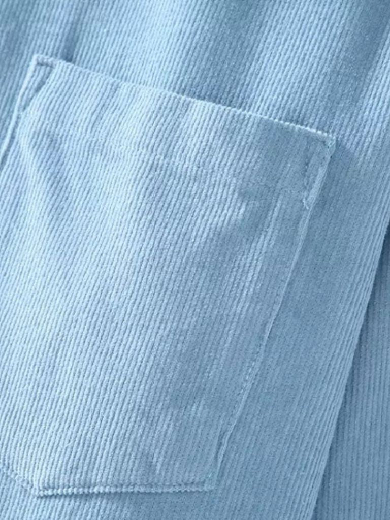 Linen Classic Blue Shirt - Cross & Crown - Cross & Crown