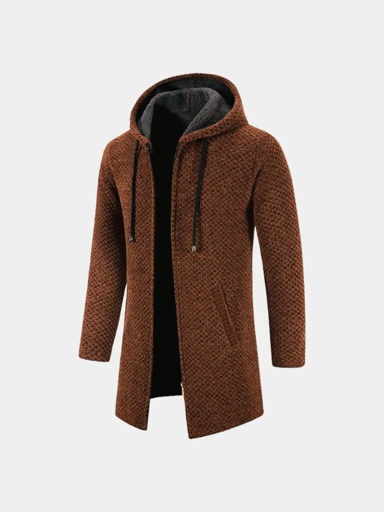 Lugano Knitted Hooded Winter Coat - Cross and Crown - Cross & Crown
