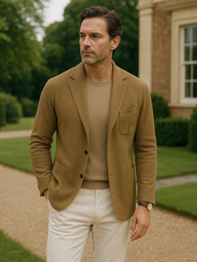 Mediterran Tailleur Cashmere Blazer – Cross & Crown - Cross & Crown